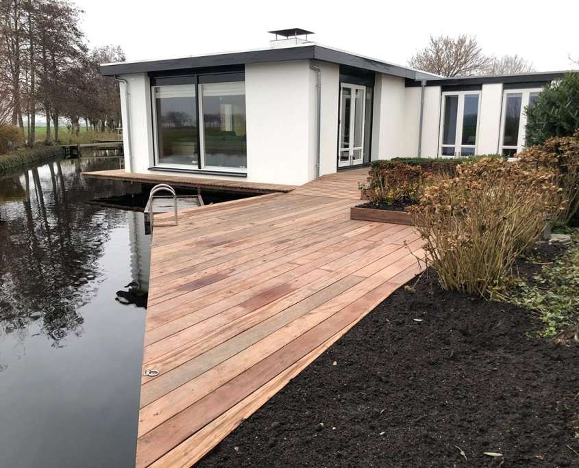 Gevelisolatie woonboot
